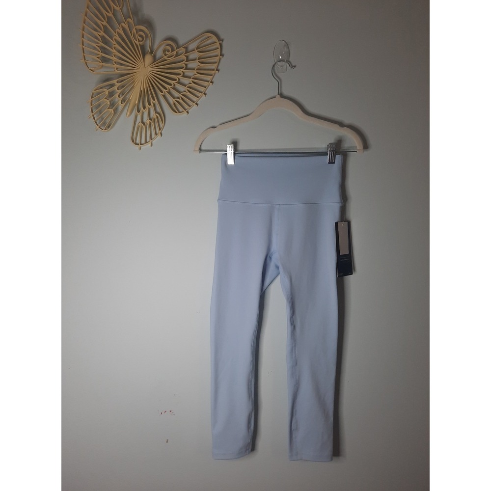 TYR Sol 3/4 Hi-Rise Leggings Kentucky Blue Performance Yoga Pants XS